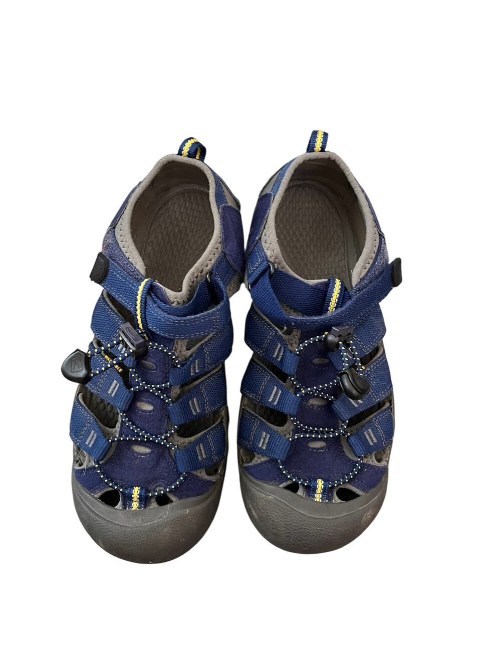 Keen Canteen Sandals Mens 6 Blue Gray Closed Toe Water Shoe Hiking Newport
